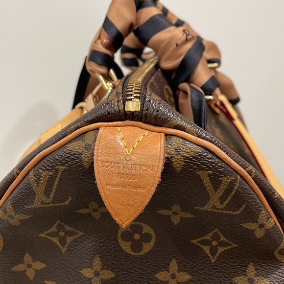 LOUIS VUITTON Speedy 30 EUC comes w/xtras. - Picture 4 of 17